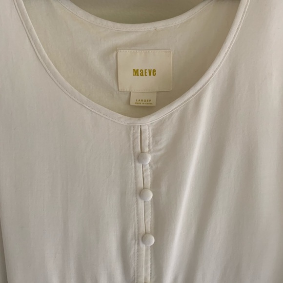 Anthropologie Maeve Dip Dye Fringe Dress - Picture 6 of 7